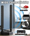 Tri-Band WiFi 7 and 6E External Antenna With Magnetic Base for Gaming PCs and Routers, RP-SMA Connector, 2.4GHz 5GHz 6GHz Boost
