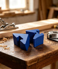 Heavy Duty Lightweight Portable Angle Clamp Adapter With Precision Alignment System For Fast Setup And Smoother Woodworking On Job Sites, White on wood table.