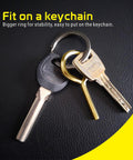 Five Thirty Second Inch Standard Hex Dogging Key Set For Push Bar Panic Exit Devices With Keychain Style Allen Wrench Keys