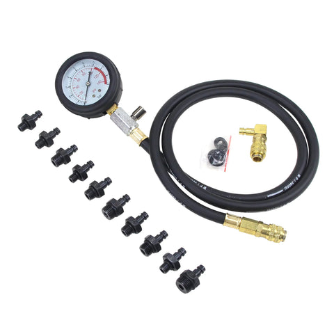 oil pressure tester kit for cars and trucks with gauge and adapters for precise engine checks