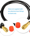 Heavy Duty Hydraulic Steering Hose Kit 16 Foot Pre Assembled Copper 1000 PSI Marine Grade No Cutting Needed with attached fittings.