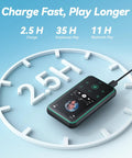 Clip On 64GB MP3 Player With Bluetooth 5.3 FM Radio And Voice Recorder Up To 128GB With Micro SD Model M2 charging