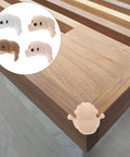8 Pack Silicone Table Corner Protectors With Cartoon Puppy Design Kid And Pet Safe Edge Guards for furniture and cabinets.
