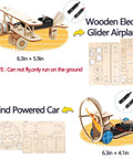 Solar Car STEM Kit For Kids Aged 8 9 10 12 14 Build Four Hands On Projects Like A Solar Car An Electric Biplane Glider A Wind Powered Car