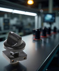 Compact Black Rotary Switch With Knob For Heavy Duty Dual Voltage 13A At 125V And 10A At 250V on industrial gear table