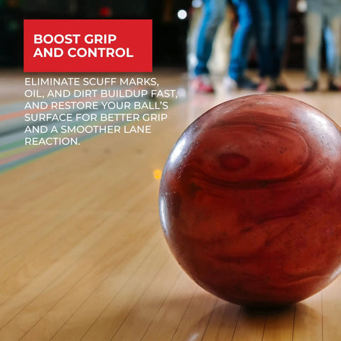 Bowling ball on lane, boost grip with 1000 Grit Bowling Ball Sanding Disc Kit for Resurfacing Machines Ball Spinner and Hand Cleaning