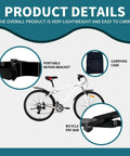 Six Piece Portable Bike Repair Stand Kit For Bicycles And E Bikes On The Go With Two Maintenance Brackets Three Pry Bars And Carrying Case