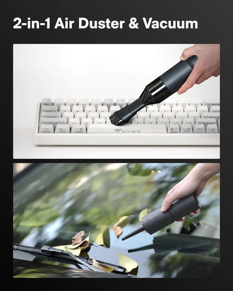 Cordless Handheld Vacuum Cleaner Four In One Air Duster And Desk Vacuum with 15000Pa Suction cleaning keyboard and car leaves