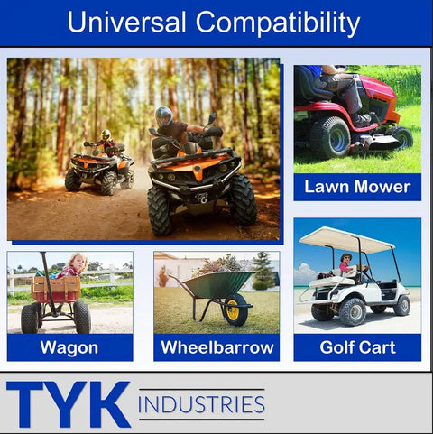 Two Pack ATV Inner Tubes 25x8-12 To 25x10-12 Fitment For 25x9-12 UTV And ATV Tires With TR6 Metal Valve Stems compatibility image