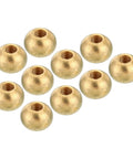 Pack of 10 Brass Ball Cap Nuts M4x0.7 Thread, Decorative Screw Caps for Furniture and Lighting, Easy No Tool Install