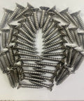 Stainless steel screws for 3 Inch Folding Hinges Set for Furniture Doors Windows Lids and Wooden Boxes Chest Pack of 4
