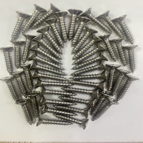 Stainless steel screws for 3 Inch Folding Hinges Set for Furniture Doors Windows Lids and Wooden Boxes Chest Pack of 4