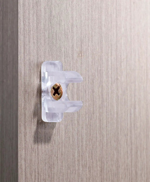 False Front Cabinet Clips With Screws Kit For Kitchen Cabinets And Drawer Fronts 10 Pairs Reinforced Snap Tip Out Hardware For DIY Repairs And Replacing 5 Drawers
