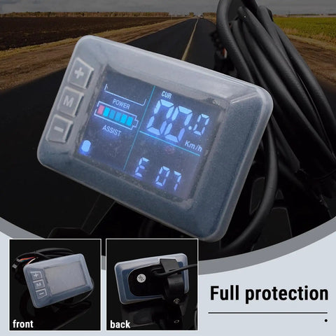 Electric Bike LCD Display Cover For G51 Panel Silicone Protective Case Waterproof And Dustproof Monitor Shield Easy No Tool Install Durable All Weather Guard For Ebikes Keeps Screen Clear Safe From Rain Dust And Scratches