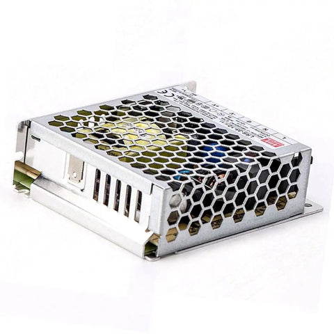 Heavy Duty AC DC Switching Power Supply Delivering A Smooth 35 Watts At 12 Volts And 3 Amps For Rock Solid Automation And Household Gear With No Fuss Setup, showing a compact metal design with ventilation.