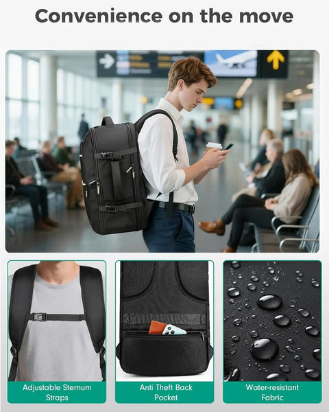 best travel backpack for underseat MATEIN Personal Item 18x14x8, Spirit Frontier Airlines Size liter main compartment The 6 Best Carry-On Travel