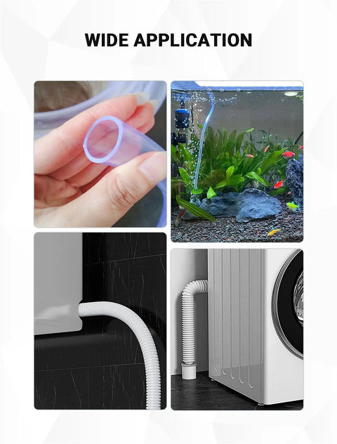 66 Inch Drain Cleaning Brush Set For Pipes And Sewers, Flexible Long Cleaner Tool With Dual Head Brushes, 5 Size Heads For Tight Corners, Heavy Duty Tube Cleaner Kit For Home, Kitchen, And DIY Plumbing. Wide application in aquarium, washer, and drain hoses