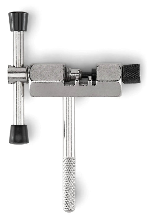 Portable Bike Chain Tool For Quick Pin Removal And Installation With Integrated Chain Hook And Pro Grade Design shown flat