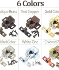 Double Roller Catch 40 Set Cabinet Door Roller Latch Kit Easy Install For Furniture Soft Dampers in six colors including Antique Brass
