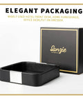Luxury Leather Desktop Tray With Metal Accents Grab and Go Ready Small Catchall Organizer for Entryway in packaging