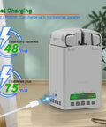 65W Two Way Smart Charger Dock For Lito 1 And Lito X1 Drones USB C Cable Included Grey Charging Hub Station with status indicators