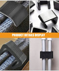 Outdoor Patio Wicker Furniture Clips Set For Rattan Sofas, Sectional Fasteners And Connectors For Garden, 10 Pack Detail View
