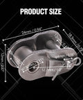 Forty Chain Offset Half Link Roller Master Links with size dimensions for Quick DIY Install 3/8 inch pitch chain connectors.