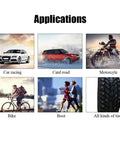 Applications of 100 Piece 9 Mm Tire Stud Screws And Tough Tungsten Steel Snow Tire Spikes for various vehicles.