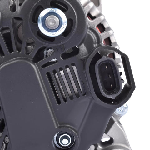Back view of Alternator Replacement For Hyundai Sonata Kia Forte Optima And Rondo 2.0L 2.4L Engines 2006 To 2013 12V 110Amp Direct Fit