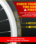 Inner Tube For 700x35 To 700x43c And 28 Inch Wheels With 37mm Schrader Valve Butyl Rubber For Road And Gravel Bikes size chart
