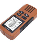 WALFRONT Wall Stud Finder with LCD Backlit Screen and 3 Scanning Modes, showing controls and display for easy use.