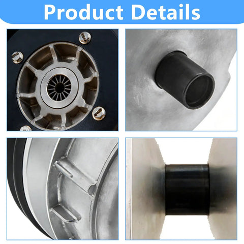 Close-up of Drive Primary Clutch For EZGO Express S4 S6 L4 L6 EFI 2012 2022 TXT EFI And RXV EFI 2019 2020 Cushman Hauler details