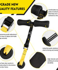 Hamstring Curl Strap With Built In Fitness Knee Mat For Home Gym, Holds Up To 420 Pounds, showing upgraded features.