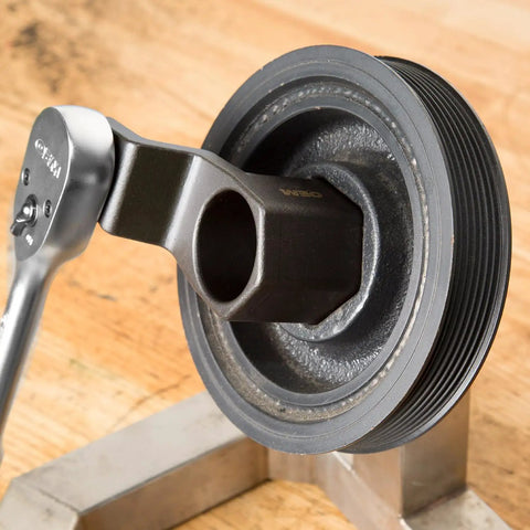 50mm Crank Damper Holder Tool For Honda And Acura Engines 1990 Onward securely holds crankshaft during bolt work