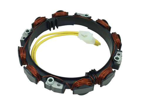 Alternator Stator Kit For 18 To 24 HP Lawn Mowers With 10 To 16 Amp Charging, Includes 845907 Regulator, close-up view.