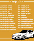 Image of vehicle listing compatible with Tough As Nails 30 Pcs Beige Nylon Door Trim Panel Retainer Clips for various GM models.