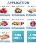 Heavy Duty Commercial Walk In Cold Storage Room Featuring Solar Cooling Panels For Meat Seafood And Food Processing Built Tough To Keep Inventory Crisp All Day Long, featuring apples, cheese, meat, ice cream, and more.