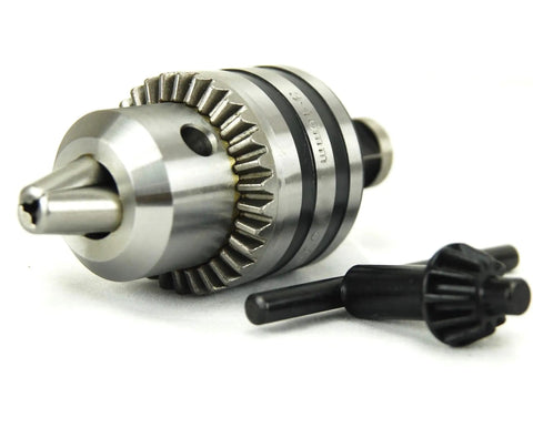 Five Eighths Inch Drill Chuck For Magnetic Drills With Weldon Shank Three Quarters Inch Adapter Pro Grade Heavy Duty