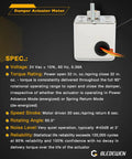 No Fuss 24V Spring Return Damper Actuator Motor For HVAC Zone Dampers 24VAC Specs Display