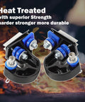 Lower Hood Pivot Kit And Engine Hood Hinge Pivot Bolt Kit Fits Peterbilt 377 378 379, heat-treated components for durability