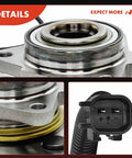 Details of Front Wheel Bearing And Hub Assembly With ABS For Dodge Ram 1500 2006 2007 2008 2009 Four Wheel ABS and Five Stud Wheel 5 Lug Compatible Beefy Direct Fit Replacement With Heavy Load Capacity And Durable Automotive Grade Steel