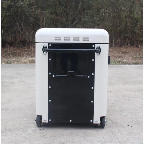 Ultra Quiet High Power Portable Generator Set For Home Backup, Marine Use, And Construction Sites with black panel front view