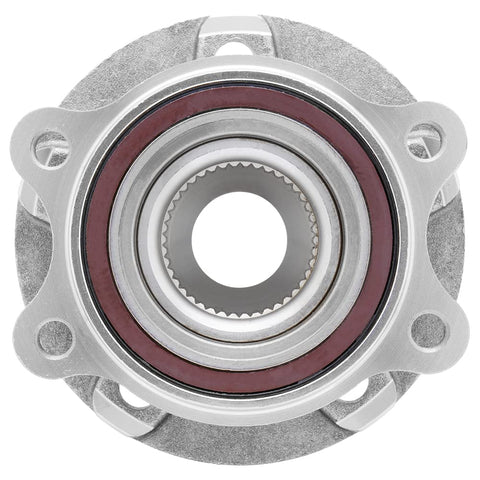 Premium Pre Assembled Wheel Hub Bearing Assembly For Front And Rear Audi A4 A5 A6 Q5 Quattro AWD Ready To Roll Install High Performance Replacement Built To Last On Daily Drives And Weekend Runs front view