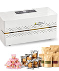 Automatic Continuous Band Sealer For Plastic Bags 0.32 To 0.47 Inch Seal Width With Digital Temperature Control Auto Shutoff