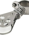 3 Series Stanchion Furling Lead Block With Spring Stainless Cage Delrin Ball Bearing Sheave Grey Marine Hardware Built Tough For 1 Inch Stanchions Safe Working Load 1000 Lb