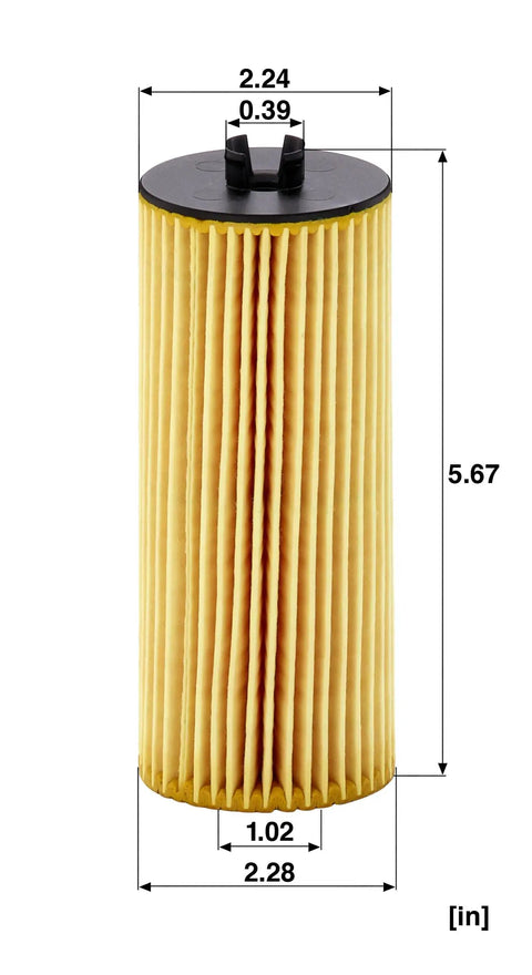 HU 6008 Z Oil Filter Cartridge For Mercs Mercedes AMG GT Series with dimensions, premium MANN-FILTER for smooth oil flow