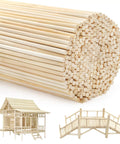Make Your Next Craft Project A Real Deal Game Changer With These Top Shelf Unfinished Wooden Dowel Rods And Art And Craft Supplies - 300 natural bamboo dowel rods for crafting.