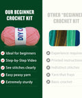 Comparison of 8 Piece Beginner Crochet Starter Kit With 40 Percent Extra Yarn For Cute Animal Crochet Kits and other brands