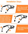 Waterproof Silicone Eyewear Cover With Sweat Proof Ear Grip For Ray Ban Meta Wayfarer Skyler Headliner Gen 2 Smart Glasses installation