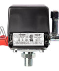 Front view of D20596 Pressure Switch Replacement For Air Compressor With Adjustable Settings And On Off Control Plug And Play.